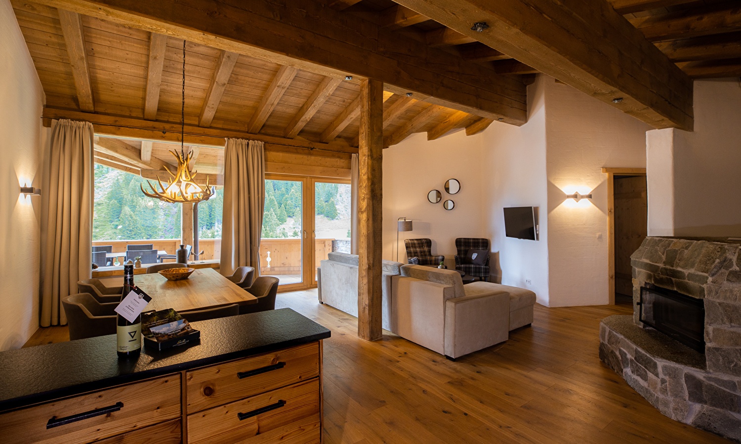  Mountain Chalet Plus XL | Sauna living room 